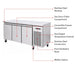 FED Thermaster GN3100DT - Triple Door Dual Temp GN Counter Fridge Freezer 1795mm - image 3