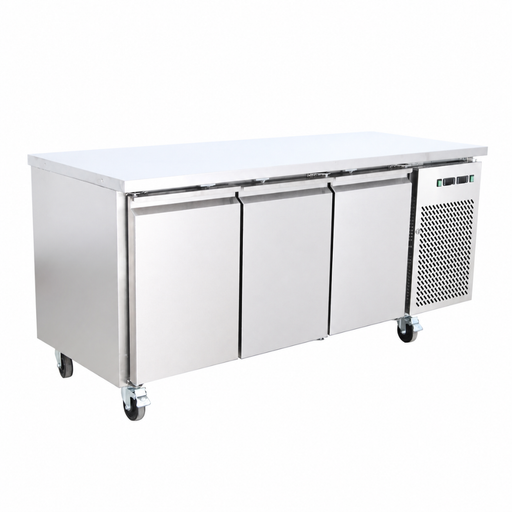 FED Thermaster GN3100DT - Triple Door Dual Temp GN Counter Fridge Freezer 1795mm