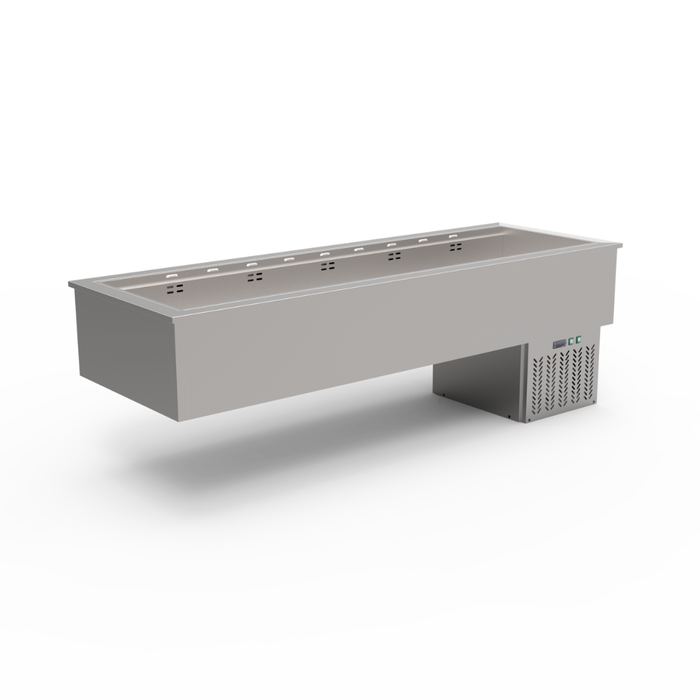 FED Thermaster GN6-VA - Ventilated Drop-In Cold Well 6x GN 1/1