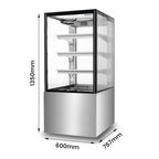 Bonvue FED H-SF820V - 600mm 3+1 Tier Heated Food Display - image 2