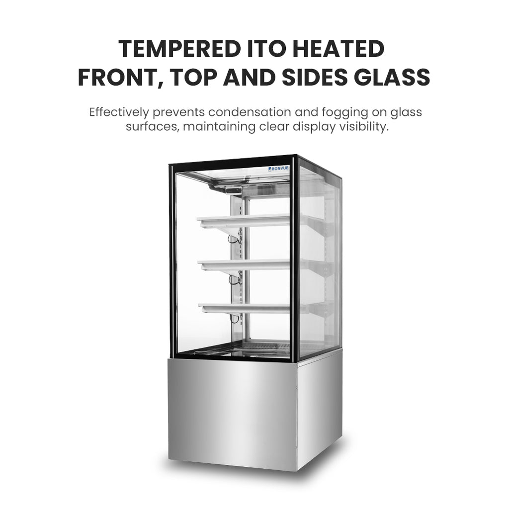 Bonvue FED H-SF820V - 600mm 3+1 Tier Heated Food Display - image 5