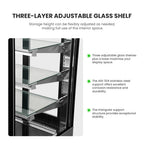 Bonvue FED H-SF820V - 600mm 3+1 Tier Heated Food Display - image 6
