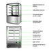 Bonvue FED H-SF830V - 900mm 3+1 Tier Heated Food Display - image 3