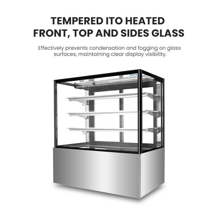 Bonvue FED H-SF840V - 1200mm 3+1 Tier Heated Food Display - image 5