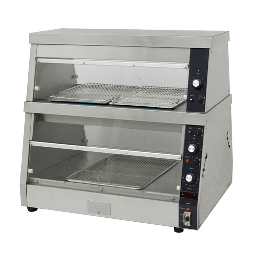 Benchstar HCW-3 - Dual Zone Heated Counter Warmer, 3 Pans