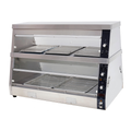 Benchstar HCW-4 - Dual Zone Heated Counter Warmer, 4 Pans