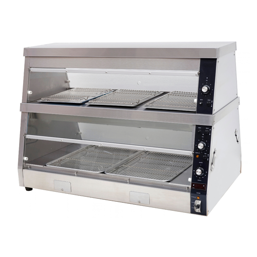 Benchstar HCW-4 - Dual Zone Heated Counter Warmer, 4 Pans