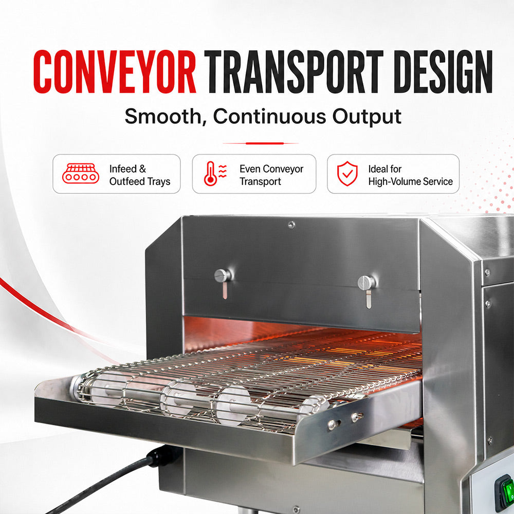 Baker Max HX-14EP - 14in Electric Conveyor Pizza Oven, 15A - image 4