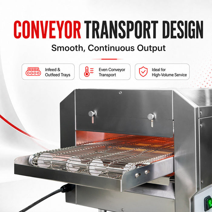 Baker Max HX-14EP - 14in Electric Conveyor Pizza Oven, 15A - image 4