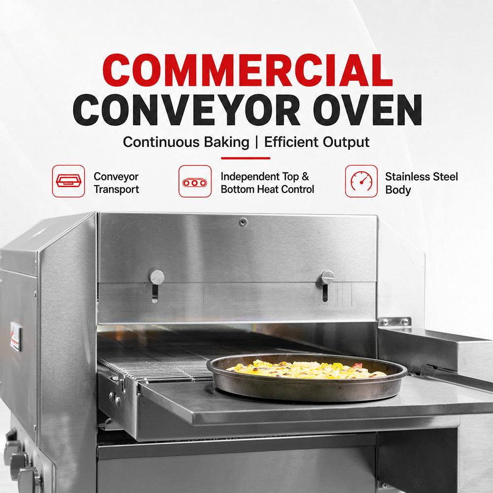 Baker Max HX-14EP - 14in Electric Conveyor Pizza Oven, 15A - image 7
