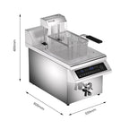 Benchstar IF3500S-AL - 8L Single Tank Induction Fryer with Auto Basket Lift - image 2