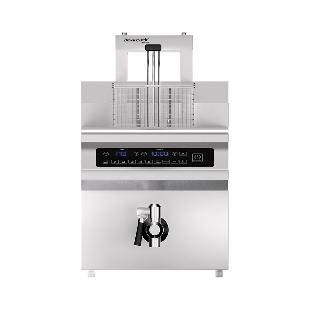 Benchstar IF3500S-AL - 8L Single Tank Induction Fryer with Auto Basket Lift - image 8