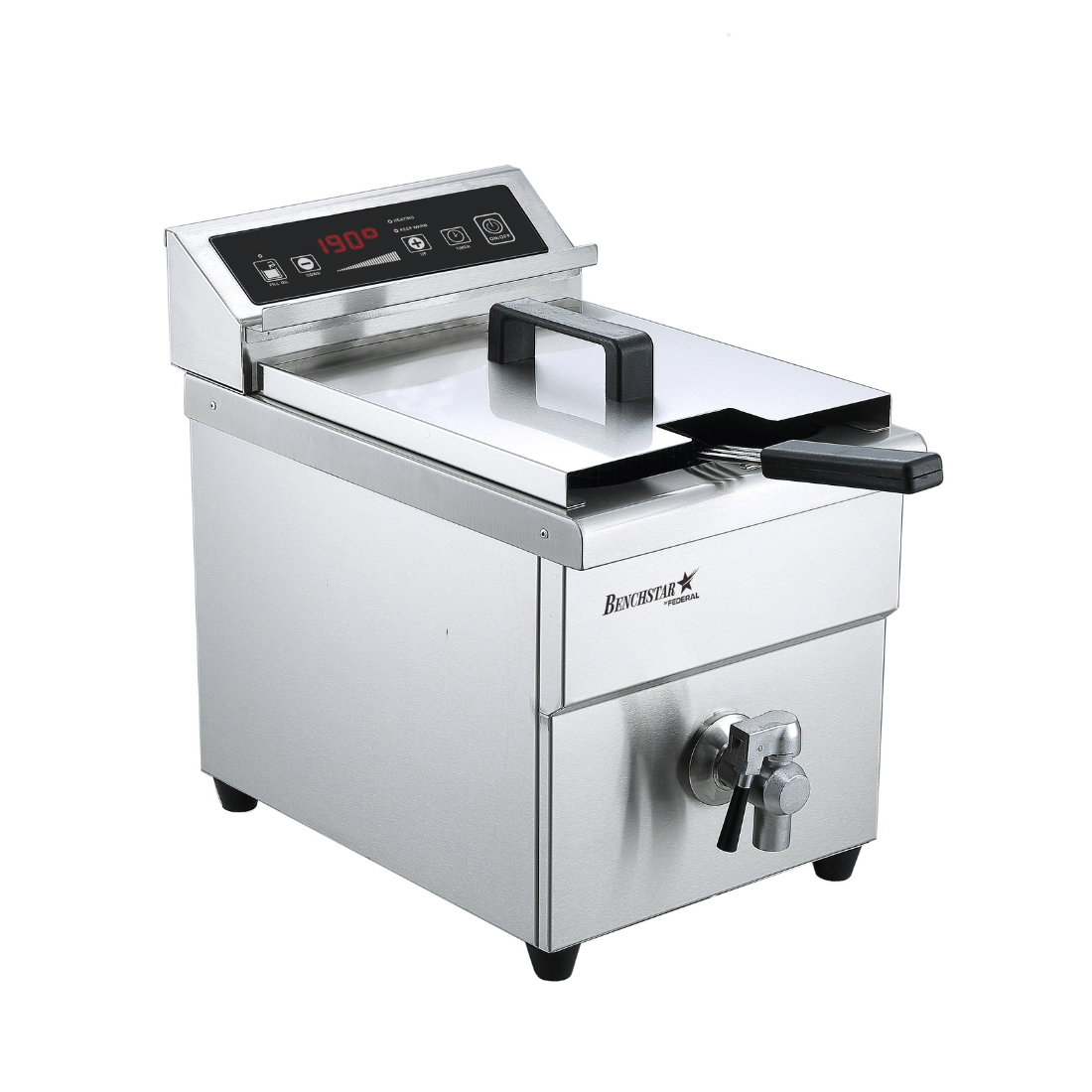 Benchstar IF3500S - 8L Single Tank Induction Fryer