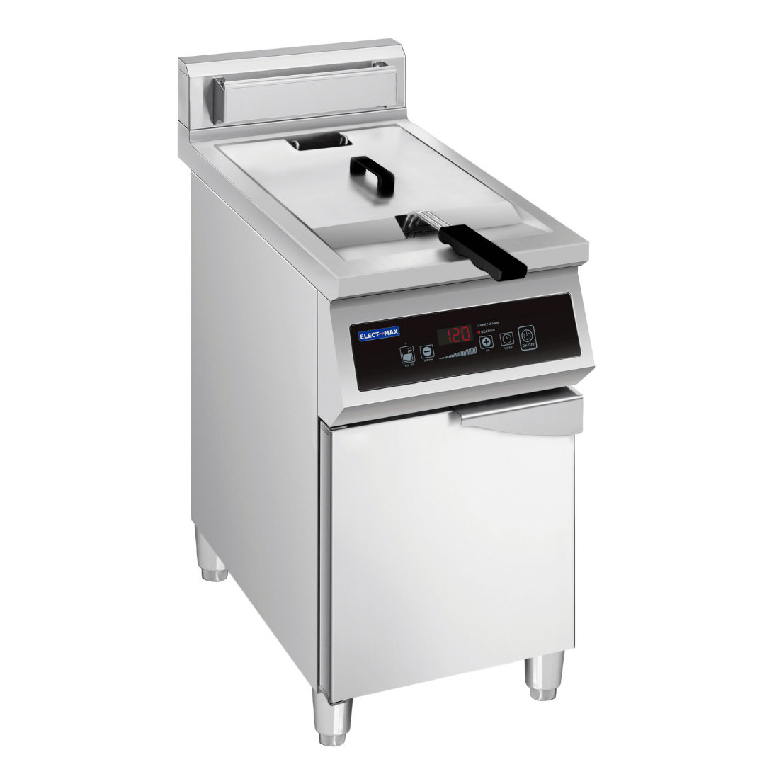 Electmax IFS10-30L - 900 Series 30L Induction Fryer with Splashback