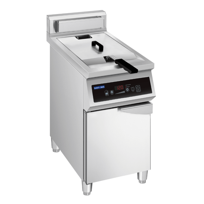 Electmax IFS10-30L - 900 Series 30L Induction Fryer with Splashback