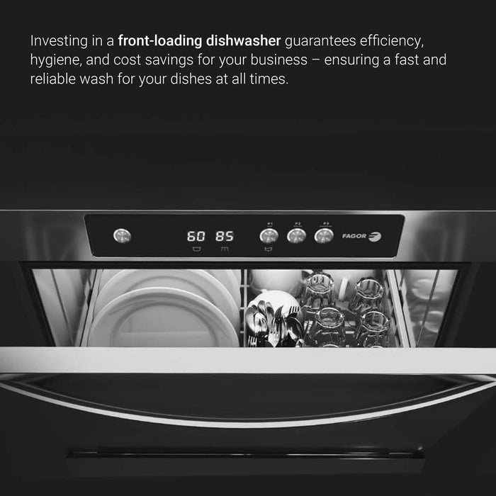 Fagor WUC-502TBD - iNova Undercounter Dishwasher 500mm Basket - image 5
