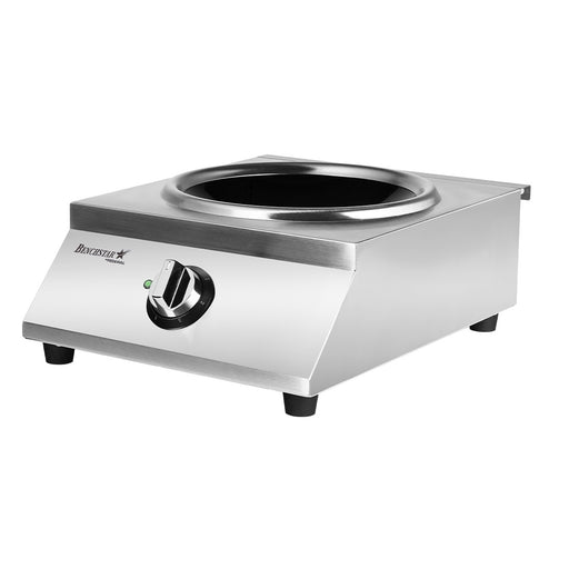 Benchstar IW500 - Ceramic Induction Wok, 5kW 3 Phase