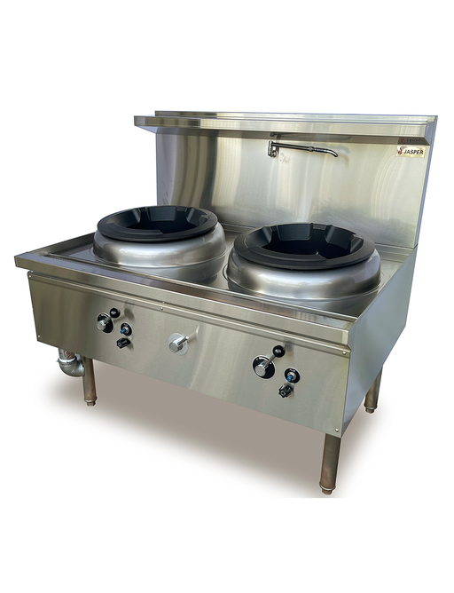 Jasper JA-2DB - Double Wok Burner Range