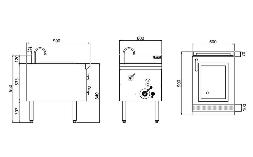 Jasper JA-NC - Multi-Function Cooker - Noodle Cooker / Steamer