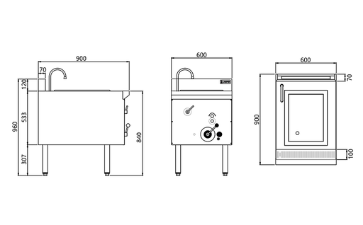 Jasper JA-NC - Multi-Function Cooker - Noodle Cooker / Steamer