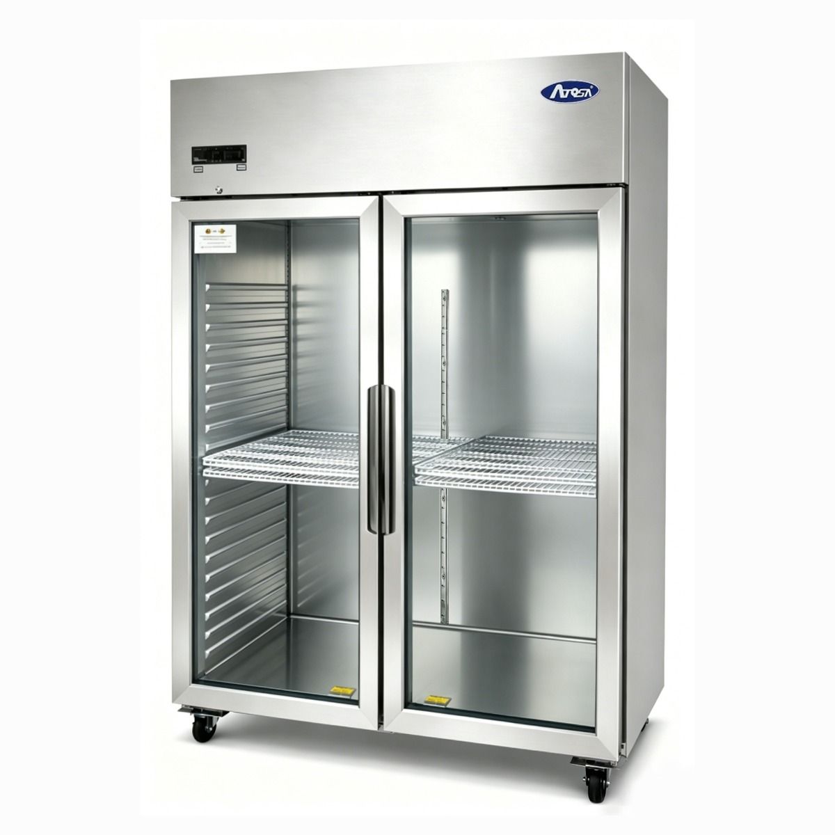 Atosa JCF80RSGR - 2 Glass Door Upright Fridge 1314mm 1090L