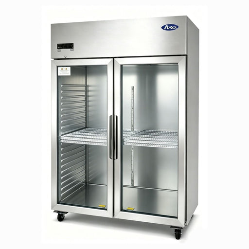 Atosa JCF80FSGR - 2 Glass Door Upright Freezer 1314mm 1090L