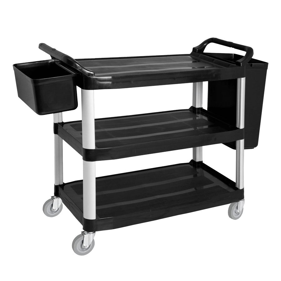 Modular Systems JD-UC340 - Utility Clearing Trolley with 2 Bins & 3 Shelves 1280 x 500 x 960mm