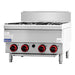 Gasmax JUS-TR-4B - Benchtop 4 Burner Gas Cooktop with Splashback - image 3