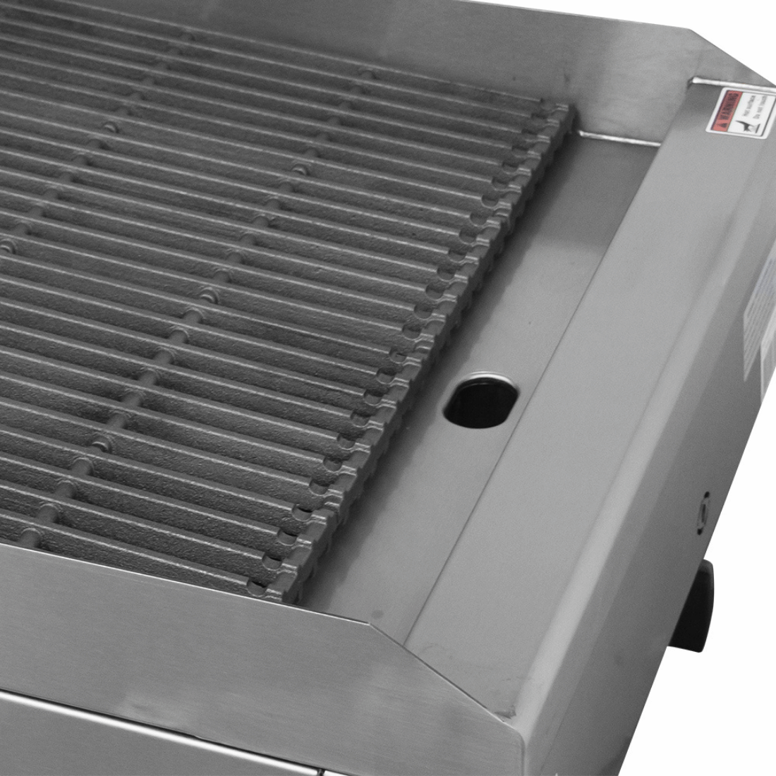 Gasmax JUS-TRH60E - Benchtop 600mm Gas Lava Rock Char Grill 2 Burner - image 5