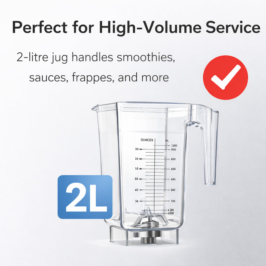 Benchstar KS-10000 - Pro Commercial Blender with Sound Enclosure, 1.8L - image 6