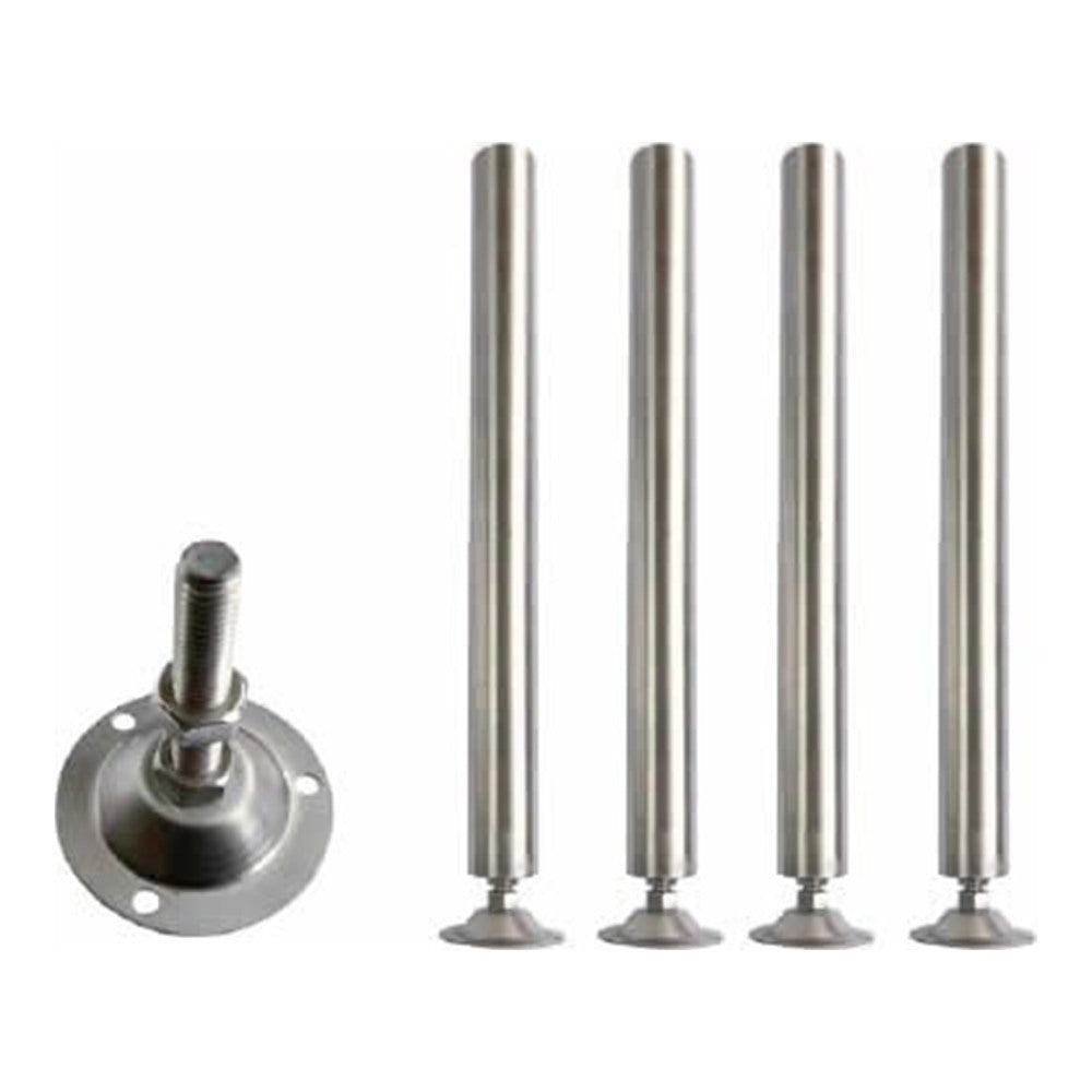 Mixrite FL01 - Stainless Steel Bench Leg with Disk Foot (Each)