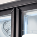 FED Thermaster LG-1000BGBM - Double Glass Door Supermarket Display Fridge Black 1117L - image 3