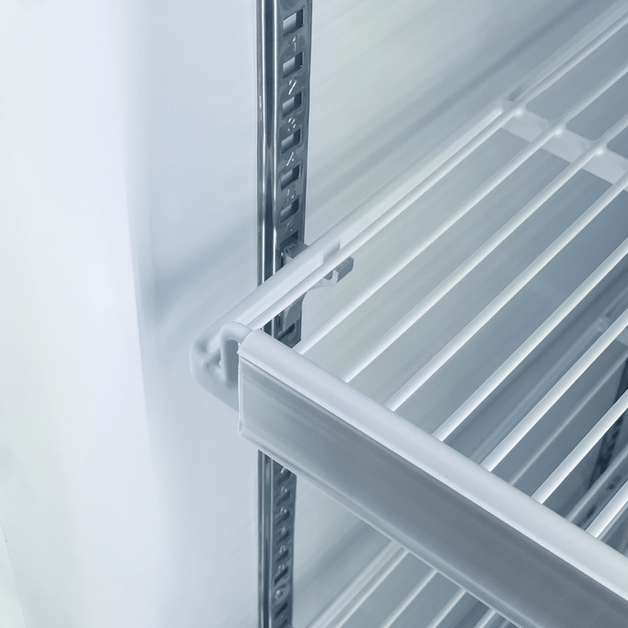 FED Thermaster LG-1000BGBM - Double Glass Door Supermarket Display Fridge Black 1117L - image 7