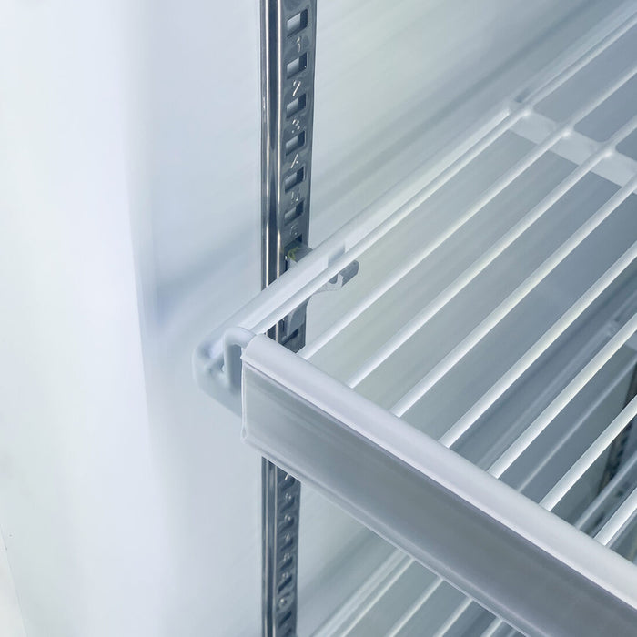 FED Thermaster LG-1000BGBMF - Double Glass Door Supermarket Display Freezer Black 1043L - image 8