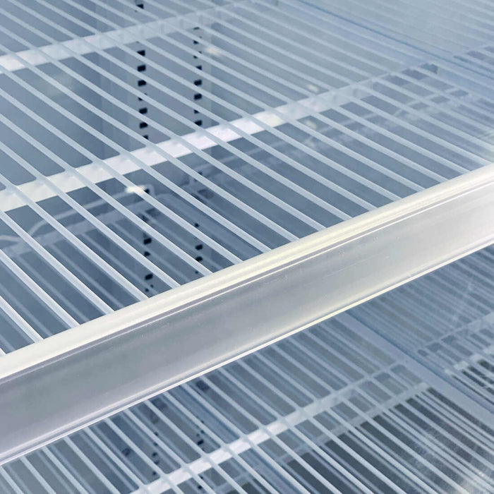 FED Thermaster LG-1000BGBMF - Double Glass Door Supermarket Display Freezer Black 1043L - image 6