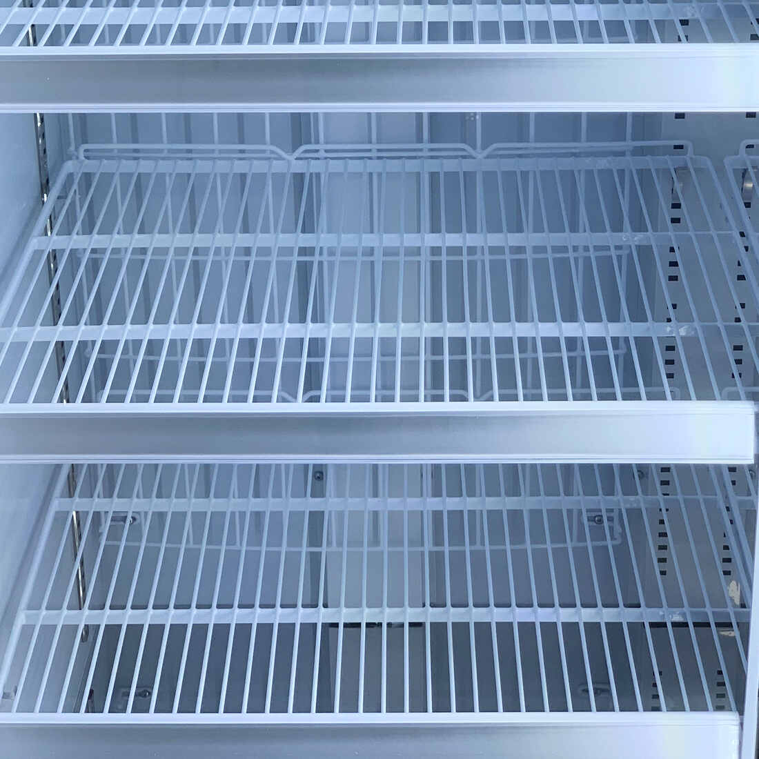 FED Thermaster LG-1000BGBMF - Double Glass Door Supermarket Display Freezer Black 1043L - image 5