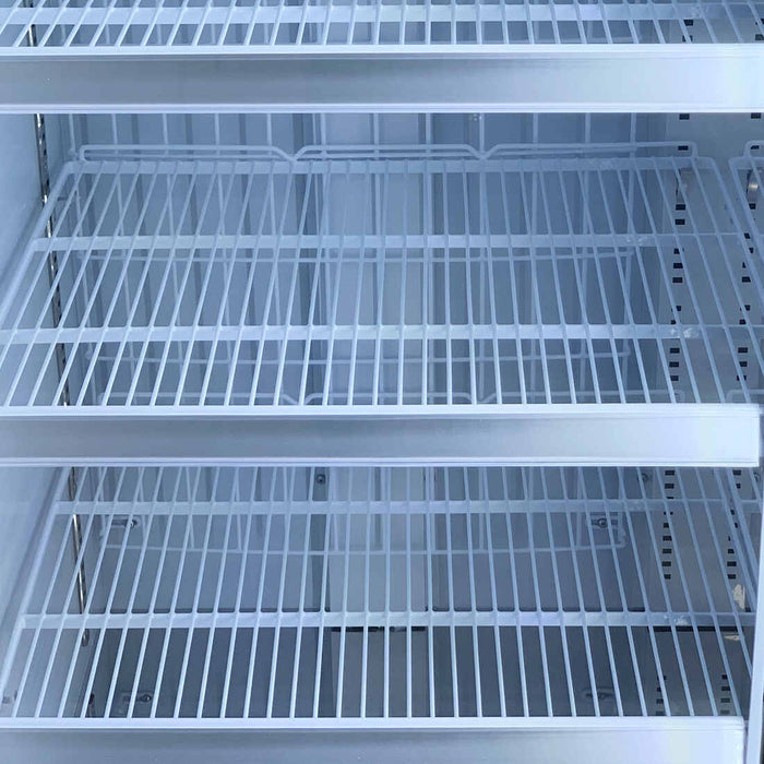 FED Thermaster LG-1000BGBMF - Double Glass Door Supermarket Display Freezer Black 1043L - image 5