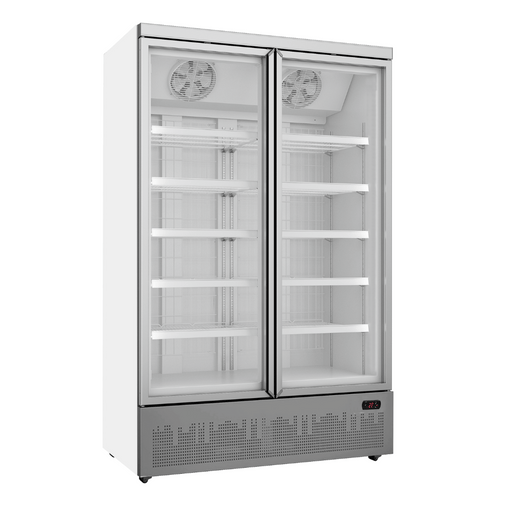 FED Thermaster LG-1000GBMF - Double Glass Door Supermarket Display Freezer 1043L - image 2
