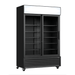 FED Thermaster LG-1000SDBP - Double Sliding Glass Door Upright Drink Fridge Black 862L