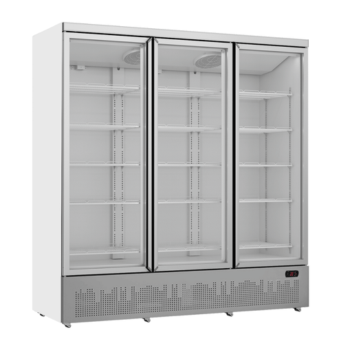 FED Thermaster LG-1500GBM - Triple Glass Door Supermarket Display Fridge 1718L - image 2