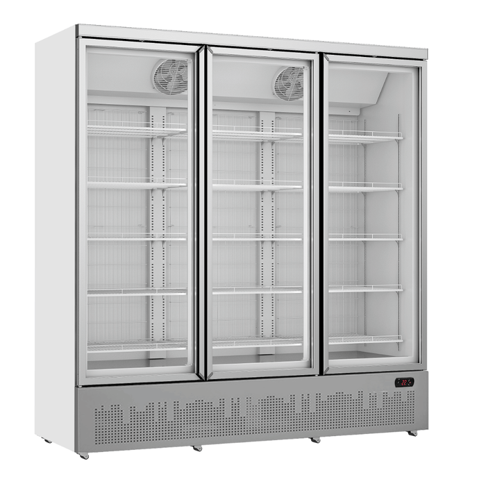 FED Thermaster LG-1500GBMF - Triple Glass Door Supermarket Display Freezer 1618L - image 2