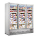 FED Thermaster LG-1500GBMF - Triple Glass Door Supermarket Display Freezer 1618L