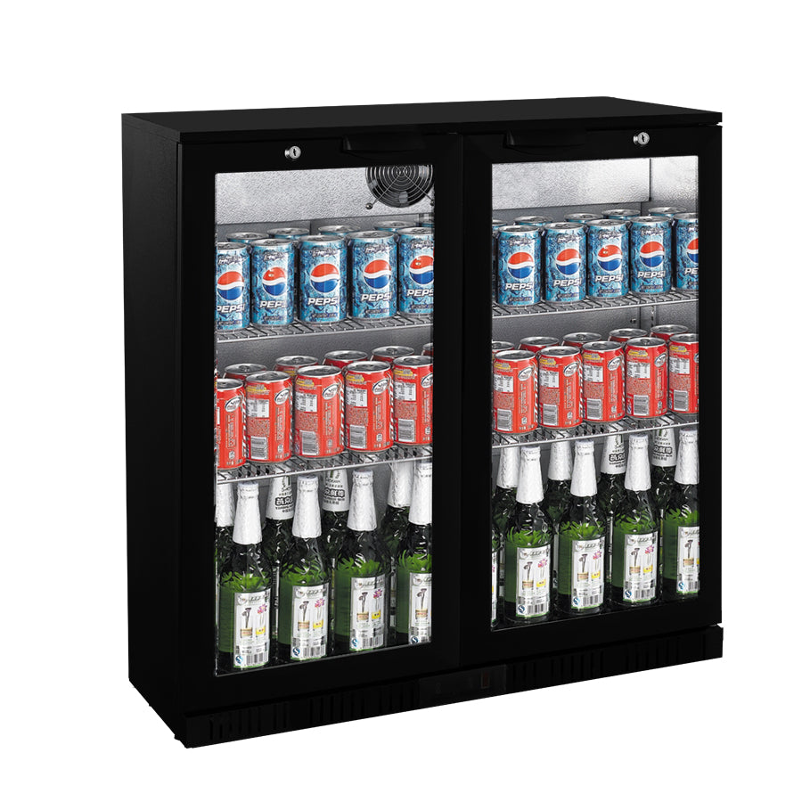 FED Thermaster LG-208HC - Under Bench Two Door Bar Cooler