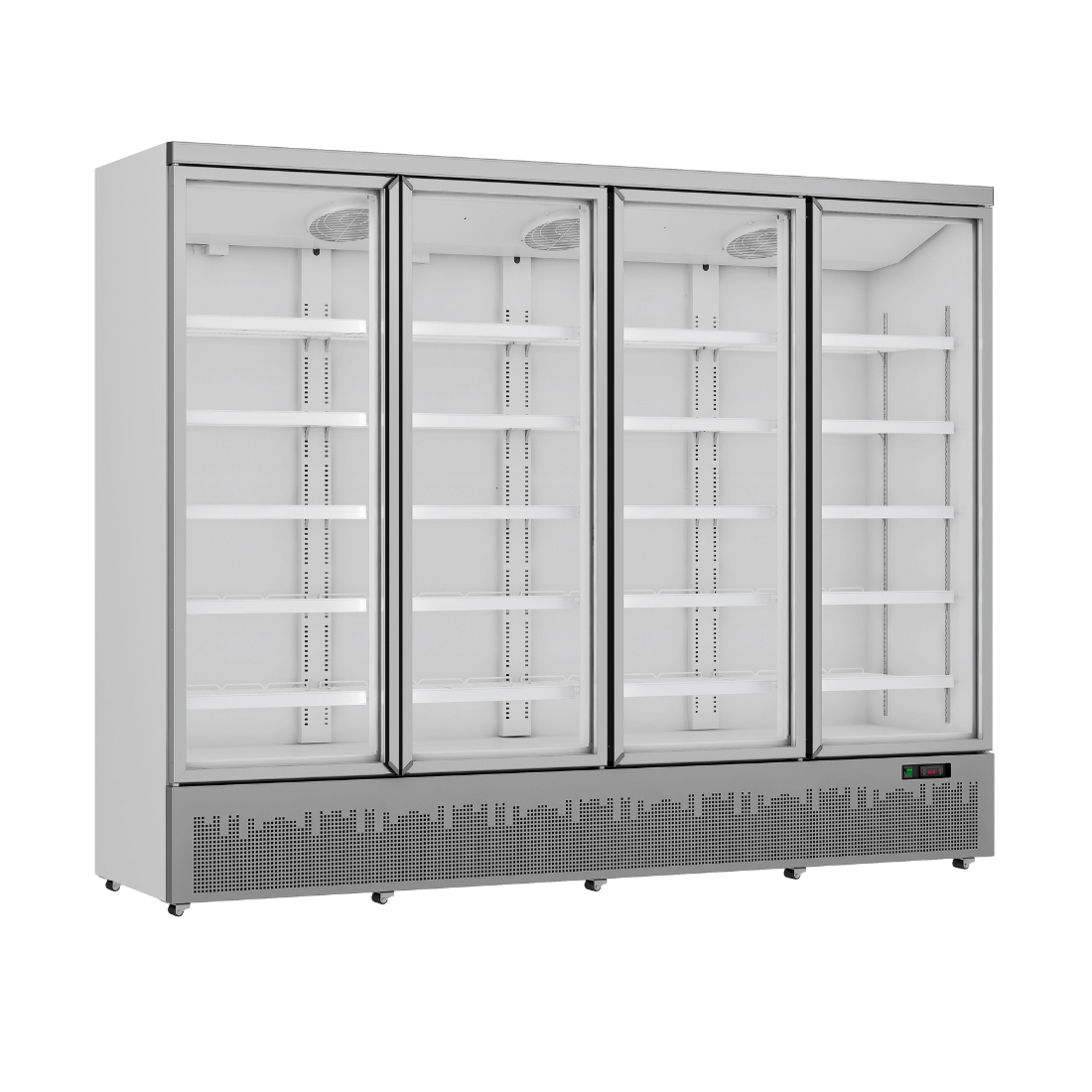 FED Thermaster LG-2200GBM - Four Glass Door Supermarket Display Fridge 2319L