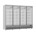 FED Thermaster LG-2200GBM - Four Glass Door Supermarket Display Fridge 2319L