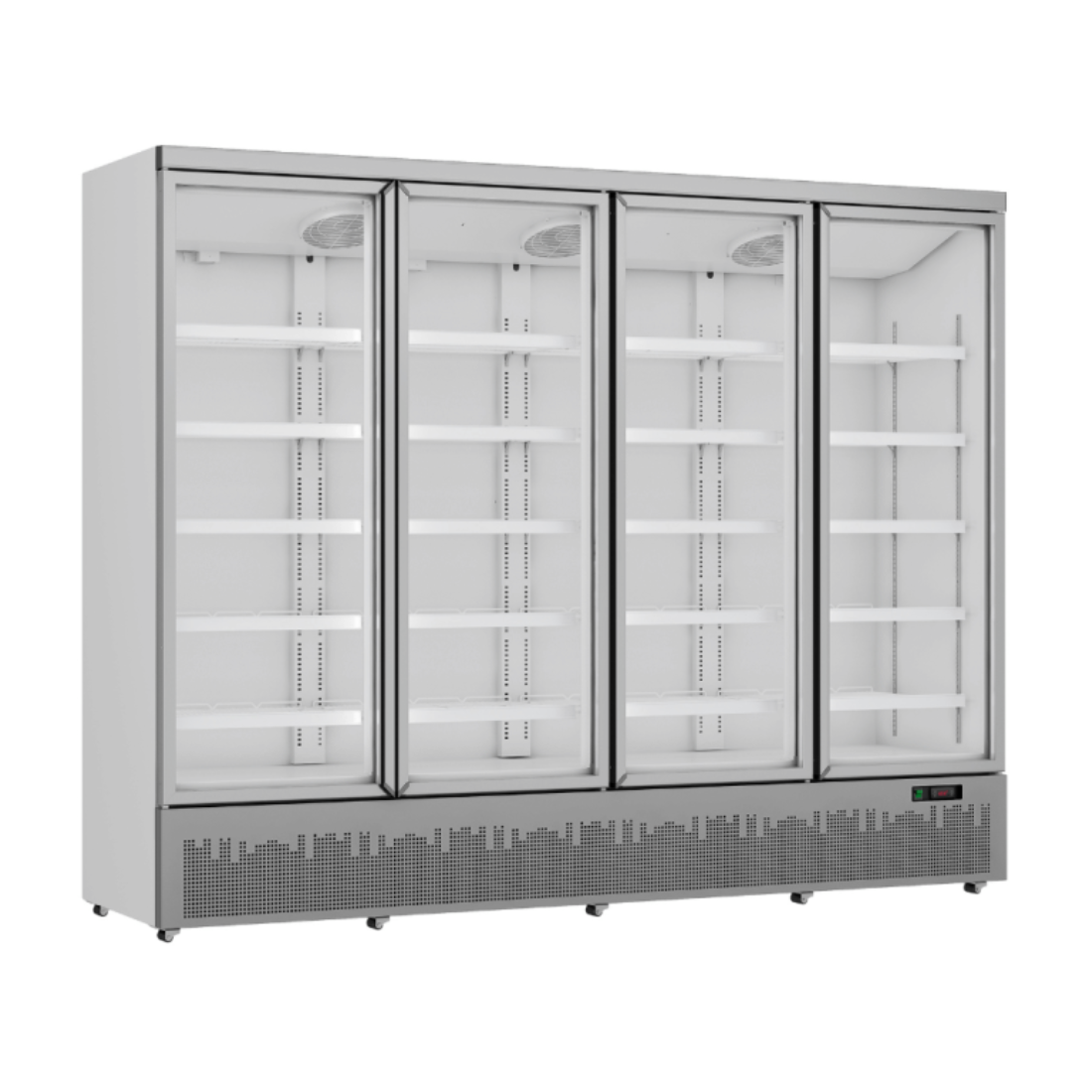 FED Thermaster LG-2500GBMF - Four Glass Door Supermarket Display Freezer 2120L