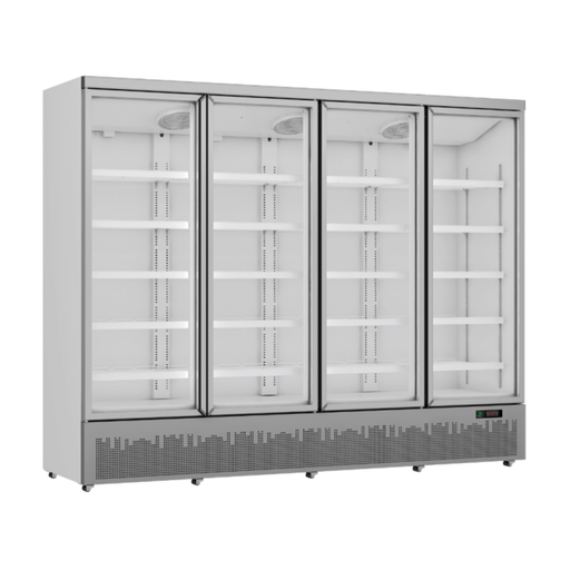FED Thermaster LG-2500GBMF - Four Glass Door Supermarket Display Freezer 2120L