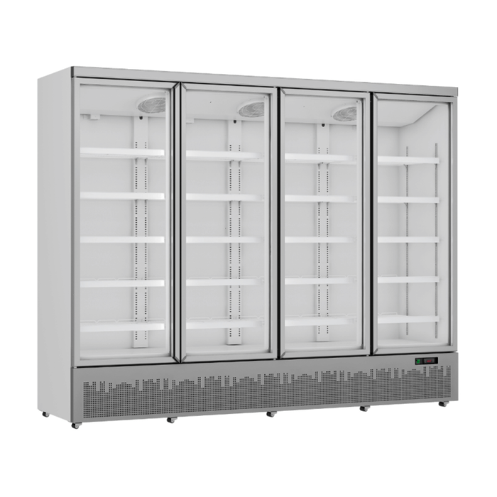 FED Thermaster LG-2500GBMF - Four Glass Door Supermarket Display Freezer 2120L