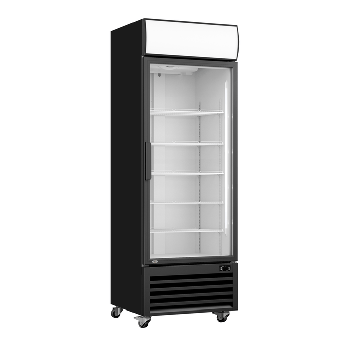 FED Thermaster LG-540BP - Single Glass Door Upright Drink Fridge