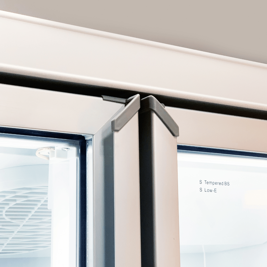 FED Thermaster LG-2200GBM - Four Glass Door Supermarket Display Fridge 2319L - image 2
